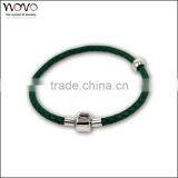 Fashion Jewerly Cheap Stain Less Steel 2014 Newest Handmade Fashion Leather Bracelet thumbnail-3