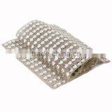 All World Best Price Plastic Rhinestone Mesh Trimming for Christmas /party /wedding Deco thumbnail-3