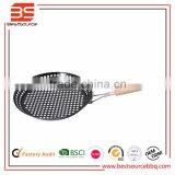 Bottom Price Carbon Steel Non-stick BBQ Grill Roasting Pan With Holes For Gas Barbecue Grill thumbnail-1