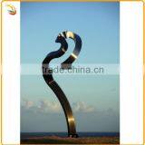 Mirror Polished 316 Urban Abstract Stainless Steel Sculpture thumbnail-4