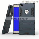 New Products 2016 High Quality 2 In1 TPU+PC Kickstand Protective Case for HuaWei P8, for Huawei p8 Case With 6 Colors thumbnail-5