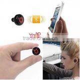 Universal Type Button Style 1-to-2 High-fidelity Stereo Wireless Bluetooth Headset Black thumbnail-1