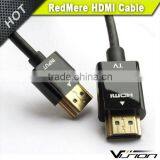 High Performance 3FT 34AWG RedMere HDMI Cable With Gold Plated thumbnail-1