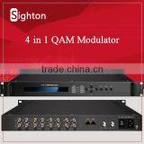 2015 Best-selling 4 in 1 Mux-Scrambling QAM Modulator CATV