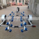 5m high qulity inflate boat trailer with spare tire