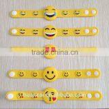 Factory Cheap Custom Emoji silicon bracelet