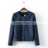 Wholesale Clothing Two Pockets Front Short Jacket thumbnail-2