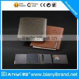 High Quality PU Notebook, Side Binding Notebook With Book Mark and Pocket, Embossed Notebook thumbnail-1