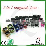 3 in 1 Lens for Iphone Lens Mobile Phone Lens Fisheye+marco+wide General Use thumbnail-1
