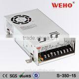 Professional Manufacturer 220v ac to 15v dc 350w 15v Switching Power Supply