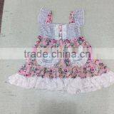 2016 Wholesale Kids Clothes Newborn China Baby Floral Lace Dress Wholesale Boutique Clothing Pretty Baby Dress thumbnail-1