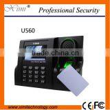 Standard Webserver TCP/IP Communication Tendance Color TFT Screen Optional Rfid/mi-fare Card Fingerprint Time Attendance Clock