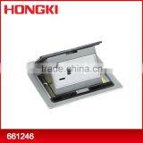 UK Style Stainless Steel Pop up Floor Mounted Waterproof Electrical Floor Socket Box thumbnail-1