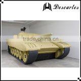 OEM Design Sand Color Inflatable Replica Army Tank Models for Large Events thumbnail-1