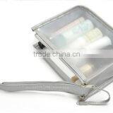 CLEAR COSMETIC TWO ZIPPER POUCH MAKEUP BAG thumbnail-5