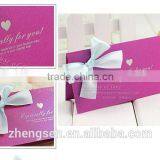 Special Custom Greeting Card for Holiday and Busniess List /gold Stamping Best Wishes Cards thumbnail-1