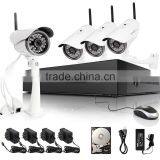 Zmodo Cctv Design-private Outlook Mold Style Network HD 720P H264 Wireless NVR Kits With 720p Night View IP Security Camera