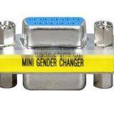 DB9 Female to Female Mini Gender Changer - OEM