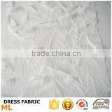 Wedding Decoration White Pleated Mesh Fabric Fashion Dress for Wedding Dress thumbnail-2