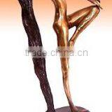 Lady With Long Hairs Sculptures , Brass Statue and Sculptures