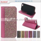 universal TPU/PC back cover detachable wallet leather case for iphone 5 6 7 se 5c