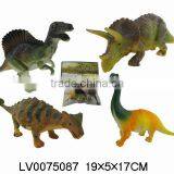 2015 Novelty 4" Plastic Dinosaur Toys ,animal Toys Shantou 6 in 1 thumbnail-3