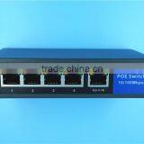 4 port fast POE Switch IEEE 802.3 af /at standard 10/100 Mbps