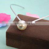 Latest Beautiful Wholesale Silver Chain Big Pearl Classical Style Elegant Necklace thumbnail-4