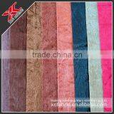 Colourful Polyester Super Soft Tinsel Crushed Velour Fabric
