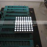 1.2" 8x8 Square Dot SMD WHITE Color Dot Matrix LED Display