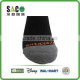 Grey and Black Yarn Doubling Foot and Jacquard Black Body Sports Socks thumbnail-5