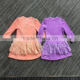Wholesale Factory Price Top Design Fashion Small or Teenage Girls Dress With Ruffle thumbnail-2