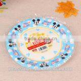 Blue Cartoon Pattern Paper Plate