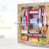 Modern appearance general use folding custom made wardrobe with canvas cover (FH-CS0505)