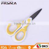 SH13015WY-T-2016 New Design Professional 5"coated Black Titanium Blade Houeshold Scissors With Soft Touch Handle thumbnail-1