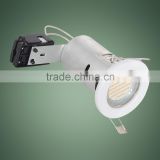 Fixed steel GU10 LED 3W Fire rated downlight for UK market