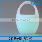 Battery Operated Multicolor Portable Led Mood Light With Blue Tooth Speaker