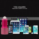 Promotional Gifts Customized Logo Alloy Fast Charge Cheap Dual Usb Car Charger With LED Indicated Light thumbnail-5