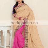 Indian Ethnic Sarees - Fashion Georgette, Poonam, Micro Poonam Saree thumbnail-3