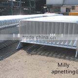 2.5mx1.1meter Steel Barrera / 1.1m Removable Traffic Barrier/Pedestrian Barrcade Hire Anping Factory