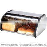 hot sale stainless steel bread bin food storage bin