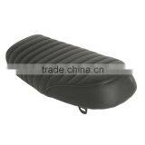 Brown or Black Universal Flat Brat Seat Cafe Racer Vintage Saddle For Honda CB for Yamaha SR thumbnail-1