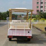Latest Model Amusement Park 14 Passenger Electric Tourist Shuttle Bus thumbnail-5