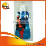 Foldable Metallic Water Bottle