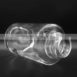 Boston round clear empty glass bottle factory price