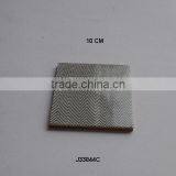 Square Chevron Pattern Printed Bone Coaster Available in Other Patterns and Colours thumbnail-1