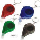 Plastic Measuring Tape Key Chain With Mini Pen Set thumbnail-1