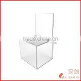 Transparent Acrylic Small Ballot Box Donation Box thumbnail-1