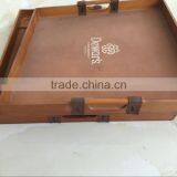 Vintage Wood Tray Wooden Serving Antique Accent Trays Home Decor Halloween Tool thumbnail-1