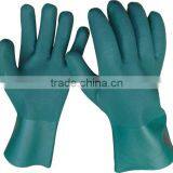 Blue PVC Coated Oil Resistant Safety Hand Work Gloves thumbnail-2